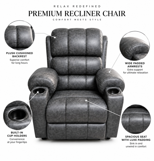 Motorised recliner sofa
