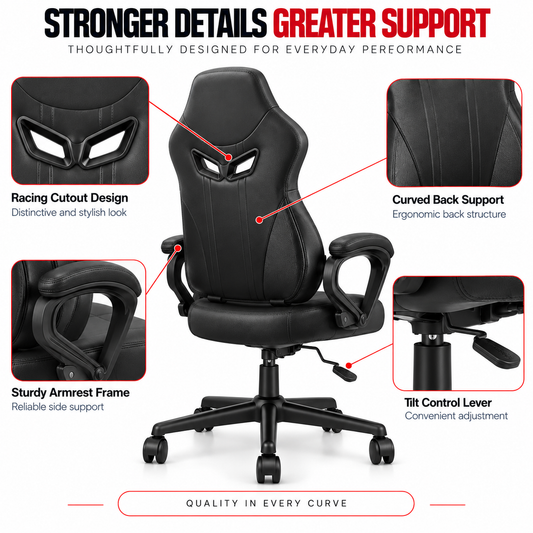 Gaming full black imported