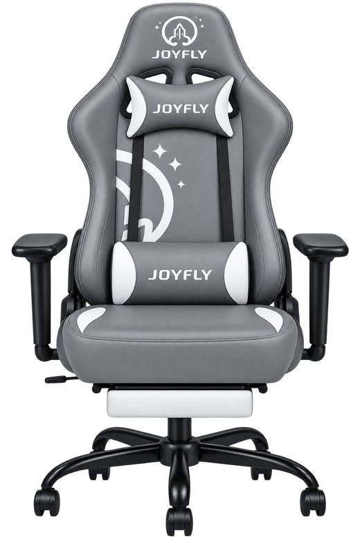 Gaming chair with footrest