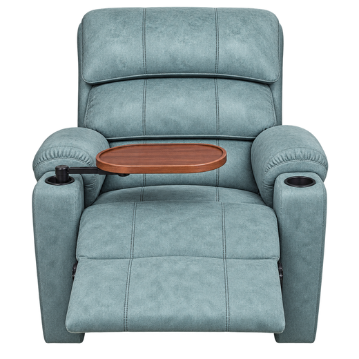 Motorized Recliner sofa with table and cup holder