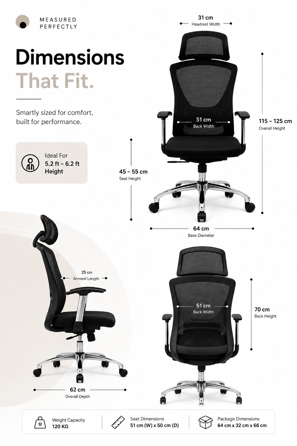 Imported chair with footrest