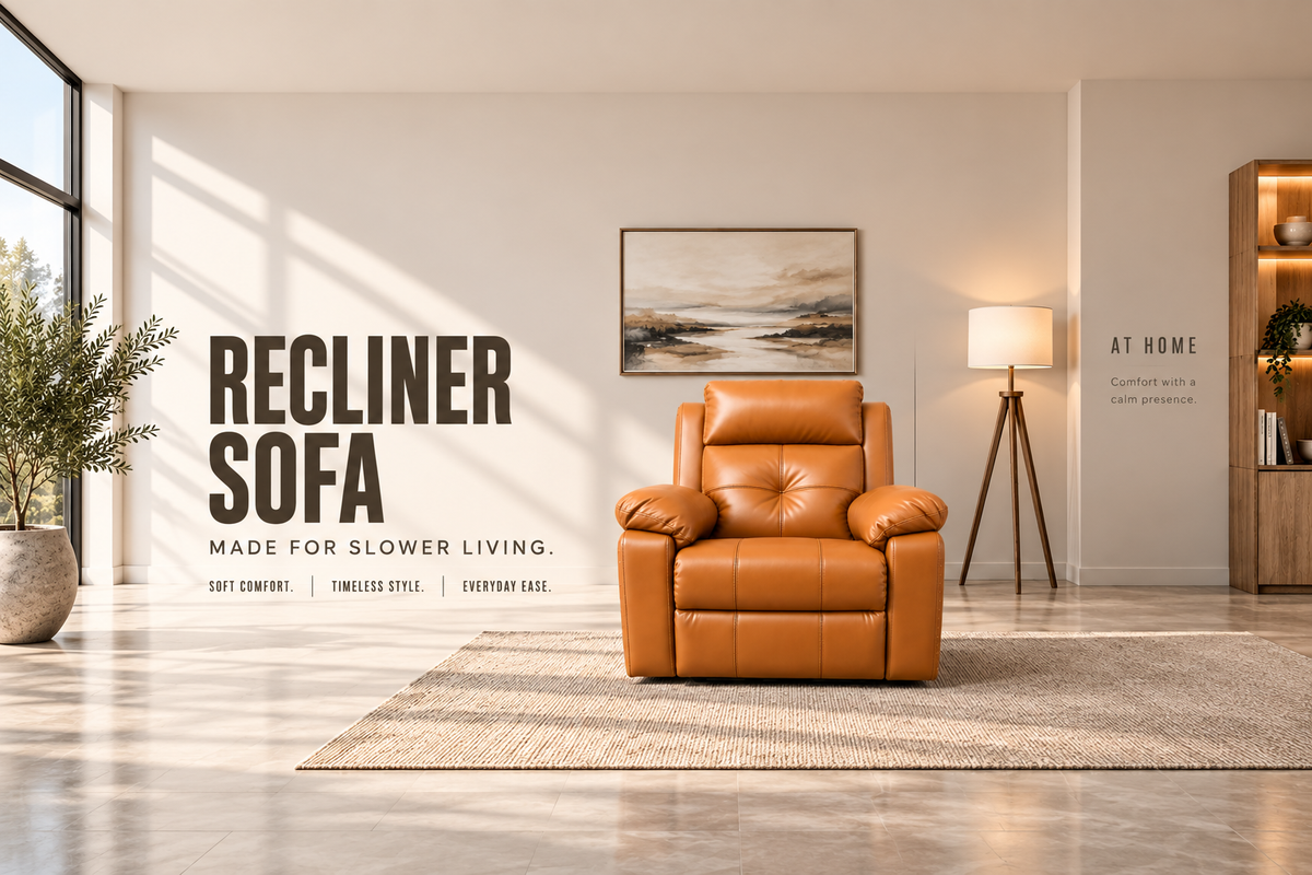 Recliner sofa