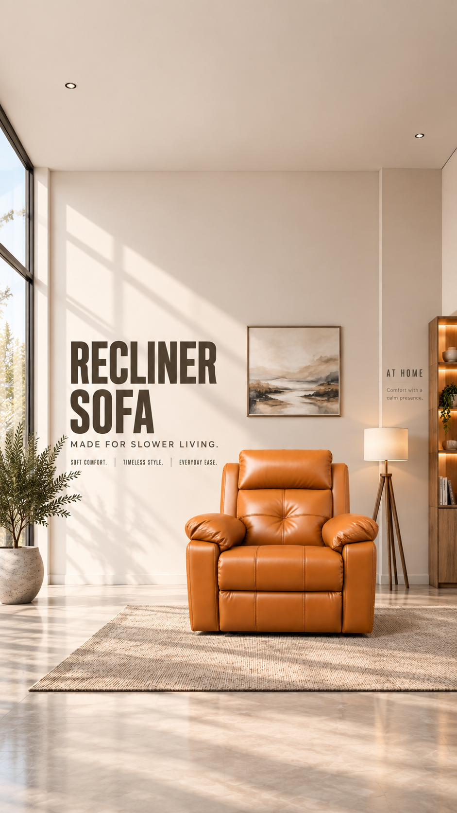 Recliner sofa