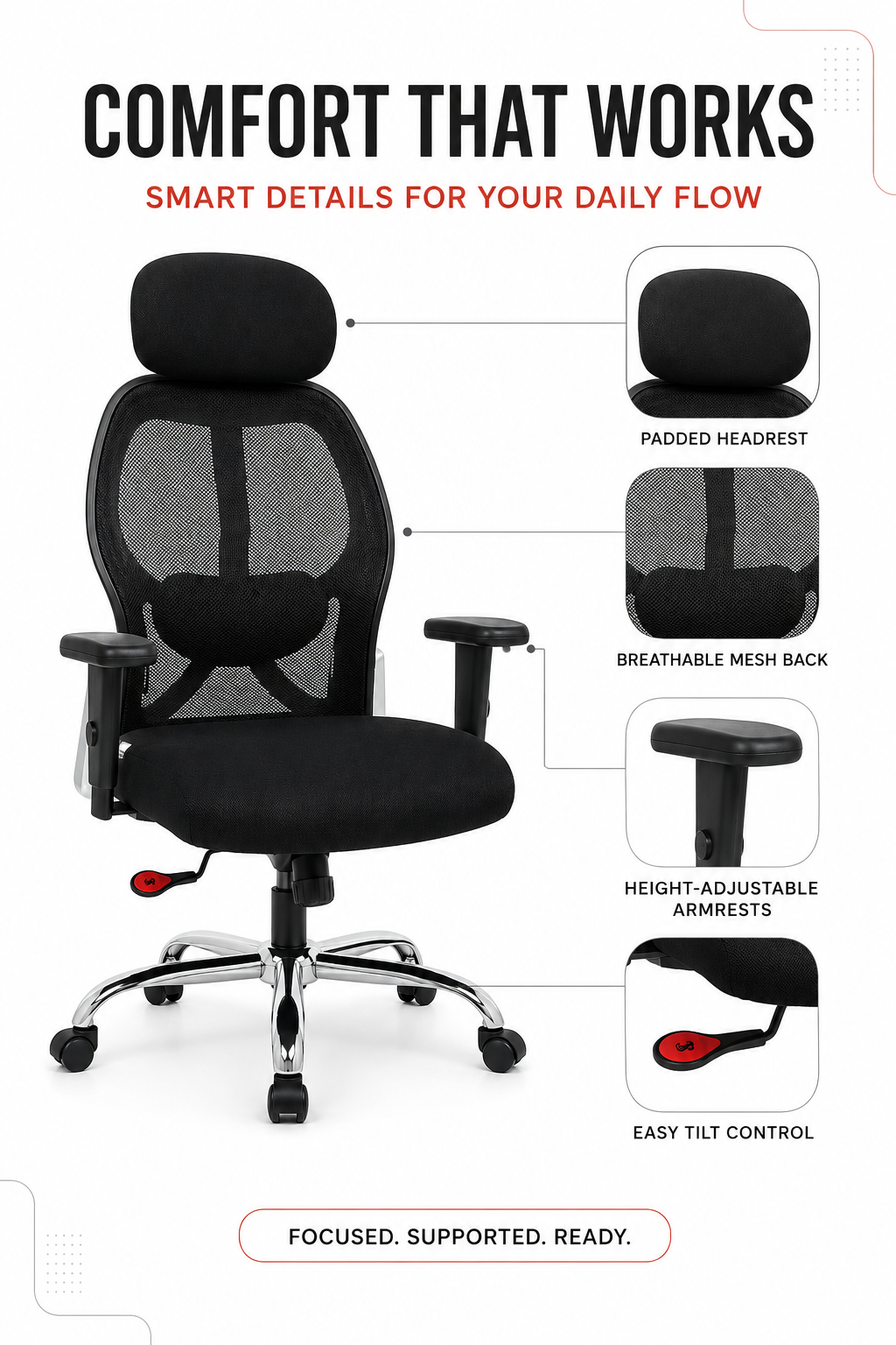 Matrix high back