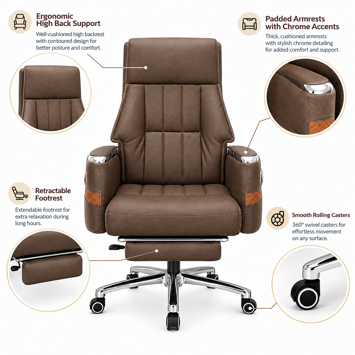 recliner f206 with footrest