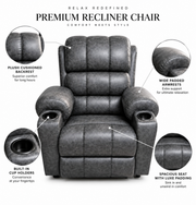 Motorised recliner sofa