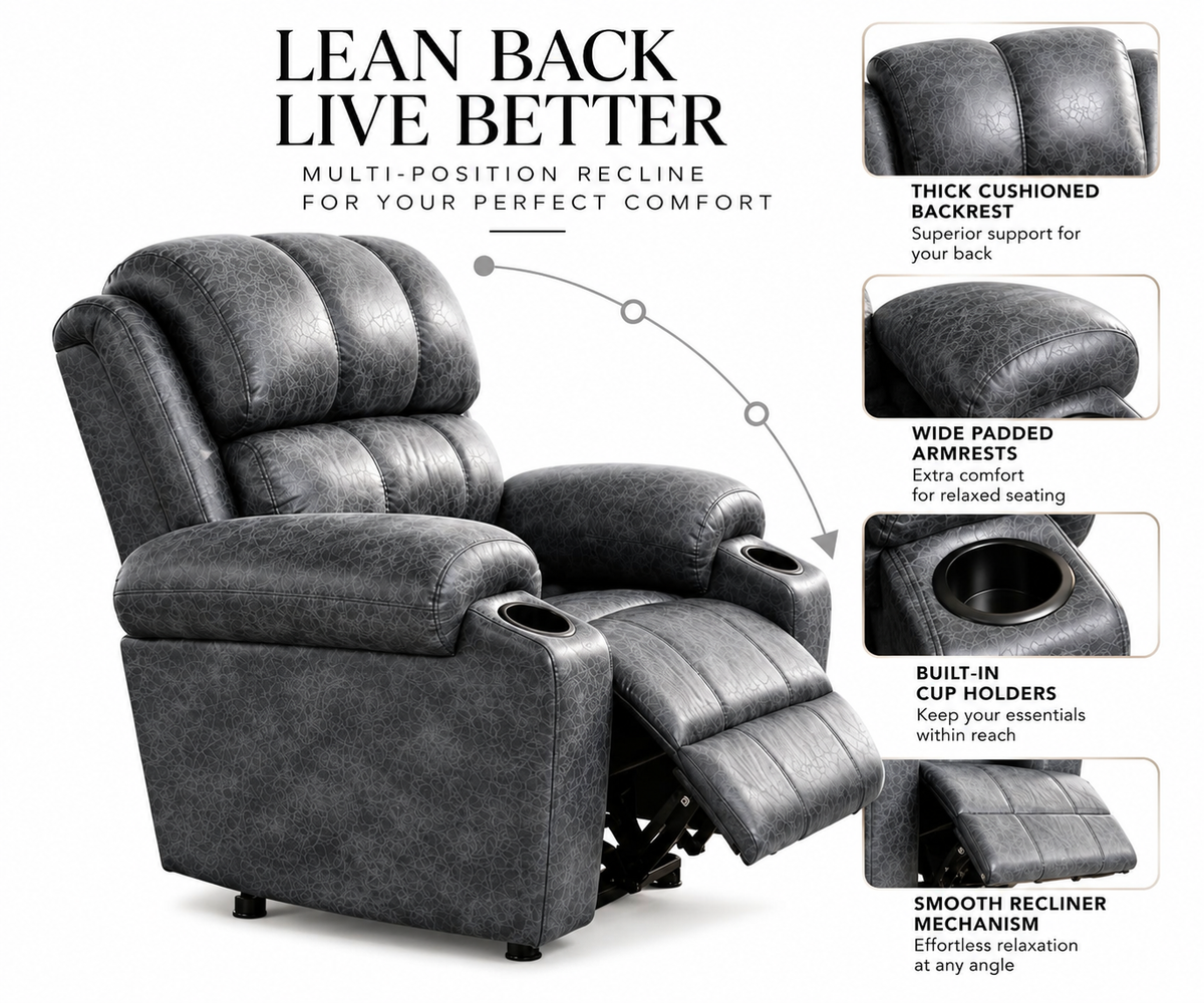 Motorised recliner sofa