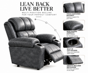 Motorised recliner sofa