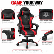 Gaming chair with RGB lighting