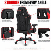 Gaming chair with RGB lighting