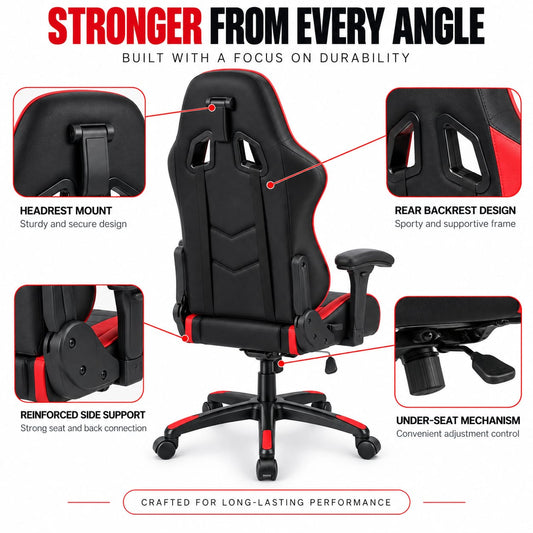 Gaming chair with RGB lighting