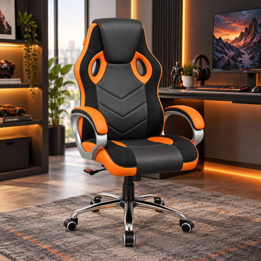 Gaming chair with anytime locking mechanism