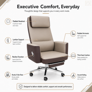 X 12 brown and Grey with footrest