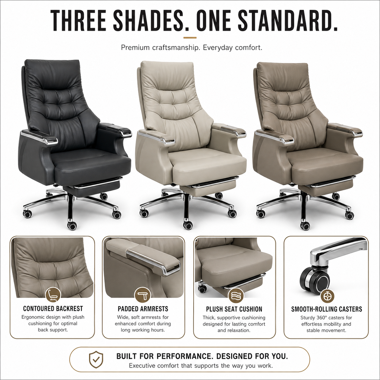 B-52 Recliner heavy duty with footrest
