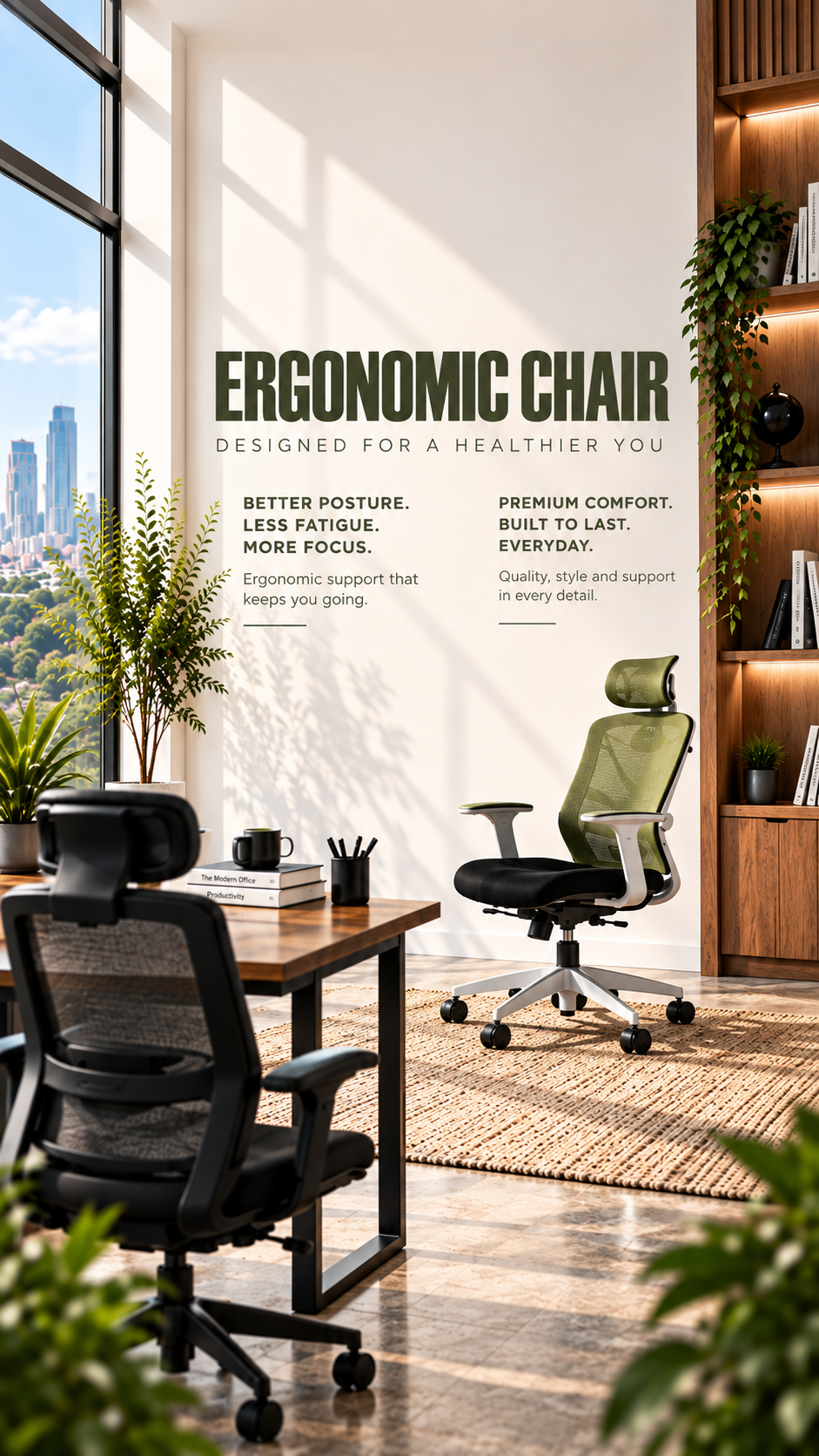 Ergronomic chair