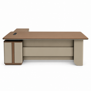 office table with side unit